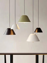 Modern Minimalist Pendant Ceiling Light Fixture with Adjustable Cable and Metal Shade