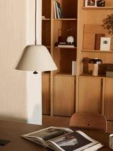 Modern Minimalist Pendant Ceiling Light Fixture with Adjustable Cable and Metal Shade