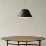Modern Minimalist Pendant Ceiling Light Fixture with Adjustable Cable and Metal Shade