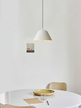 Modern Minimalist Pendant Ceiling Light Fixture with Adjustable Cable and Metal Shade