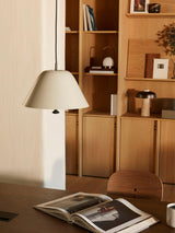 Modern Minimalist Pendant Ceiling Light Fixture with Adjustable Cable and Metal Shade