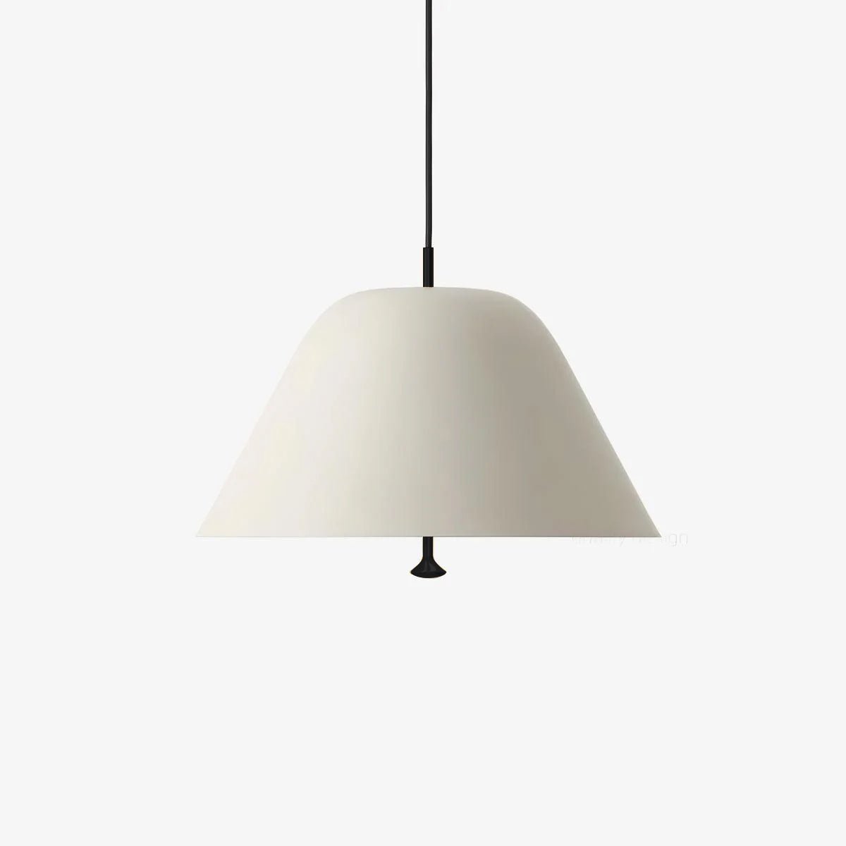 Modern Minimalist Pendant Ceiling Light Fixture with Adjustable Cable and Metal Shade