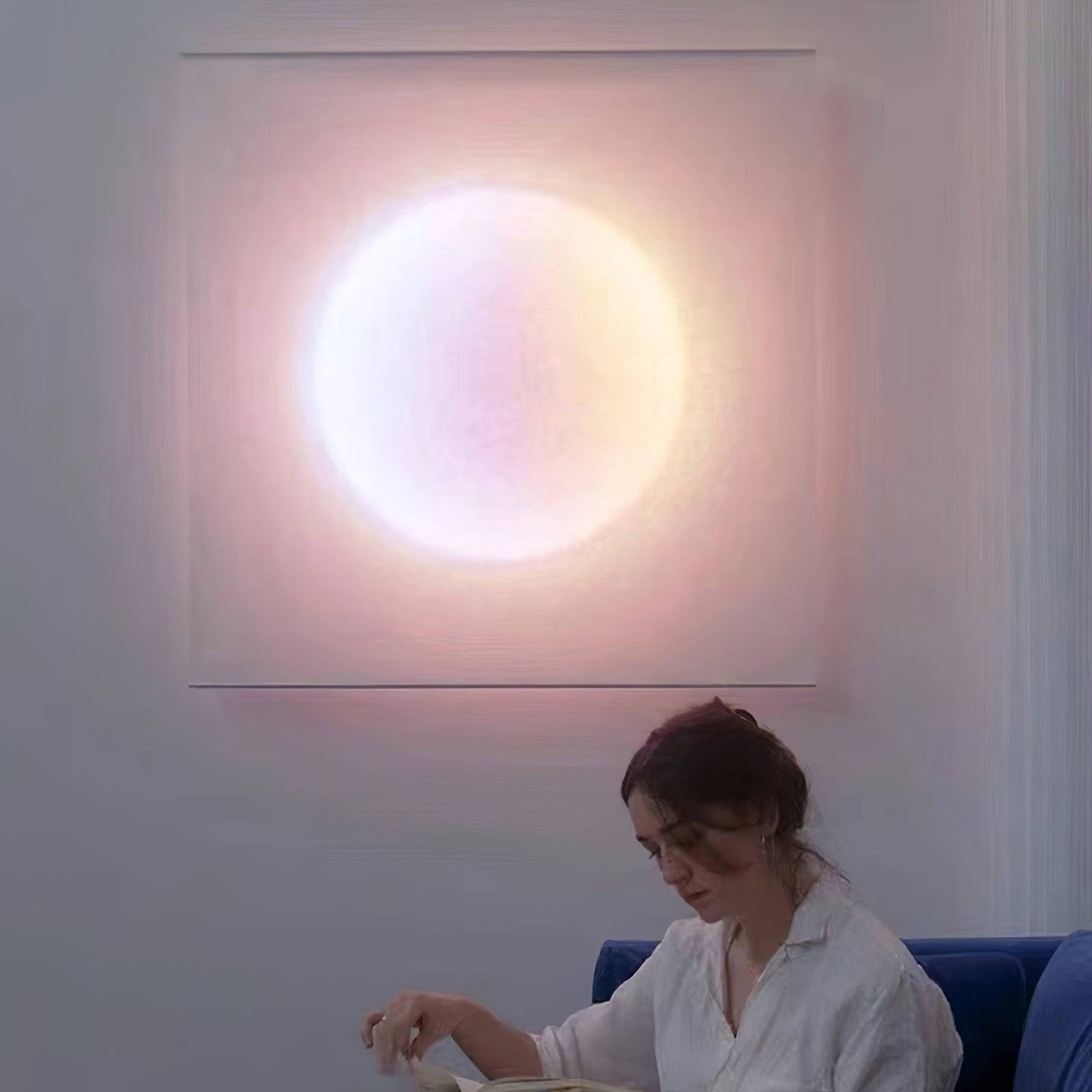 Modern Minimalist Relax Plug in Wall Sconce with Paper Shade Soft Ambient LED Lighting Set of 2