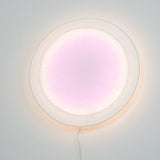 Modern Minimalist Relax Plug in Wall Sconce with Paper Shade Soft Ambient LED Lighting Set of 2