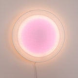 Modern Minimalist Relax Plug in Wall Sconce with Paper Shade Soft Ambient LED Lighting Set of 2