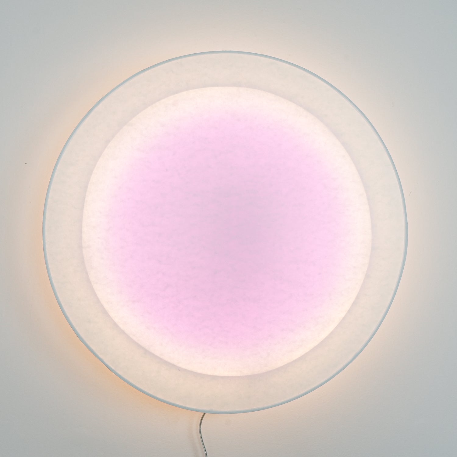 Modern Minimalist Relax Plug in Wall Sconce with Paper Shade Soft Ambient LED Lighting Set of 2