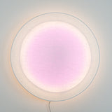 Modern Minimalist Relax Plug in Wall Sconce with Paper Shade Soft Ambient LED Lighting Set of 2