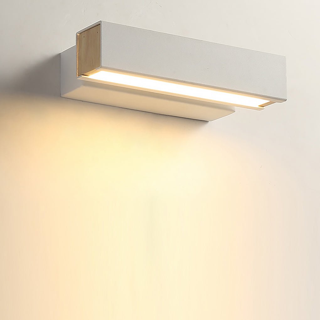 Modern Minimalist Rotatable LED Wall Sconce for Bedroom and Living Room Background Lighting