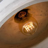 Modern Minimalist Round Cement Pendant Light Industrial Resin Chandelier for Home Decor