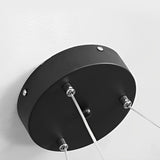 Modern Minimalist Round LED Pendant Light Stepless Dimming Nordic Ring Chandelier