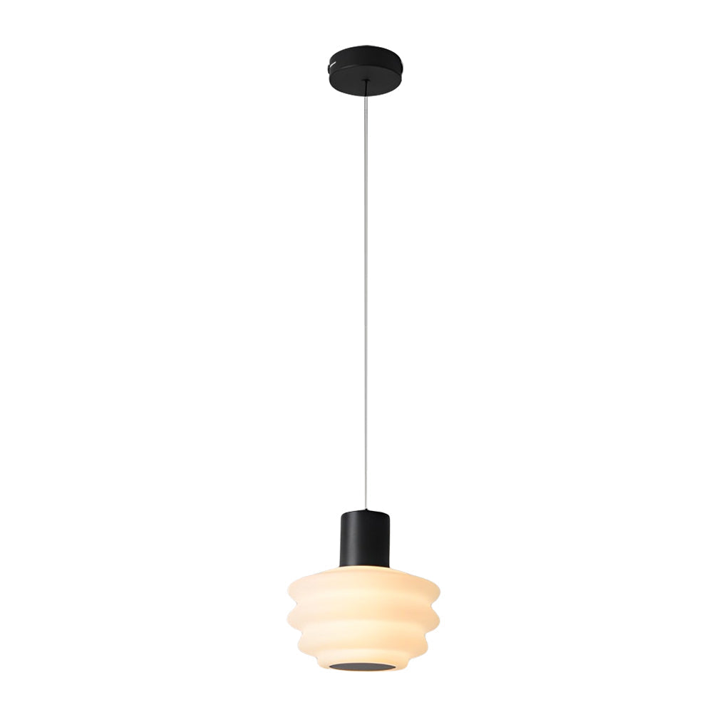 Modern Minimalist Small Pendant Light with 3 Color Dimming for Bedroom Dining Room