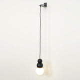 Modern Minimalist Spherical Glass Wall Sconce Geometric Indoor Lighting Fixture