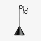 Modern Minimalist Swag Pendant Light with Extra Long Cable for Geometric Ceiling Designs