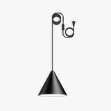 Modern Minimalist Swag Pendant Light with Extra Long Cable for Geometric Ceiling Designs