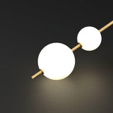 Modern Minimalist Vertical Glass Globe Wall Sconce for Bedroom Hallway and Bathroom Lighting