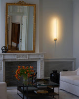 Modern Minimalist Vertical LED Wall Sconce Set of 2 Luxury Gold Linear Stick Wall Light