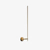 Modern Minimalist Vertical LED Wall Sconce Set of 2 Luxury Gold Linear Stick Wall Light