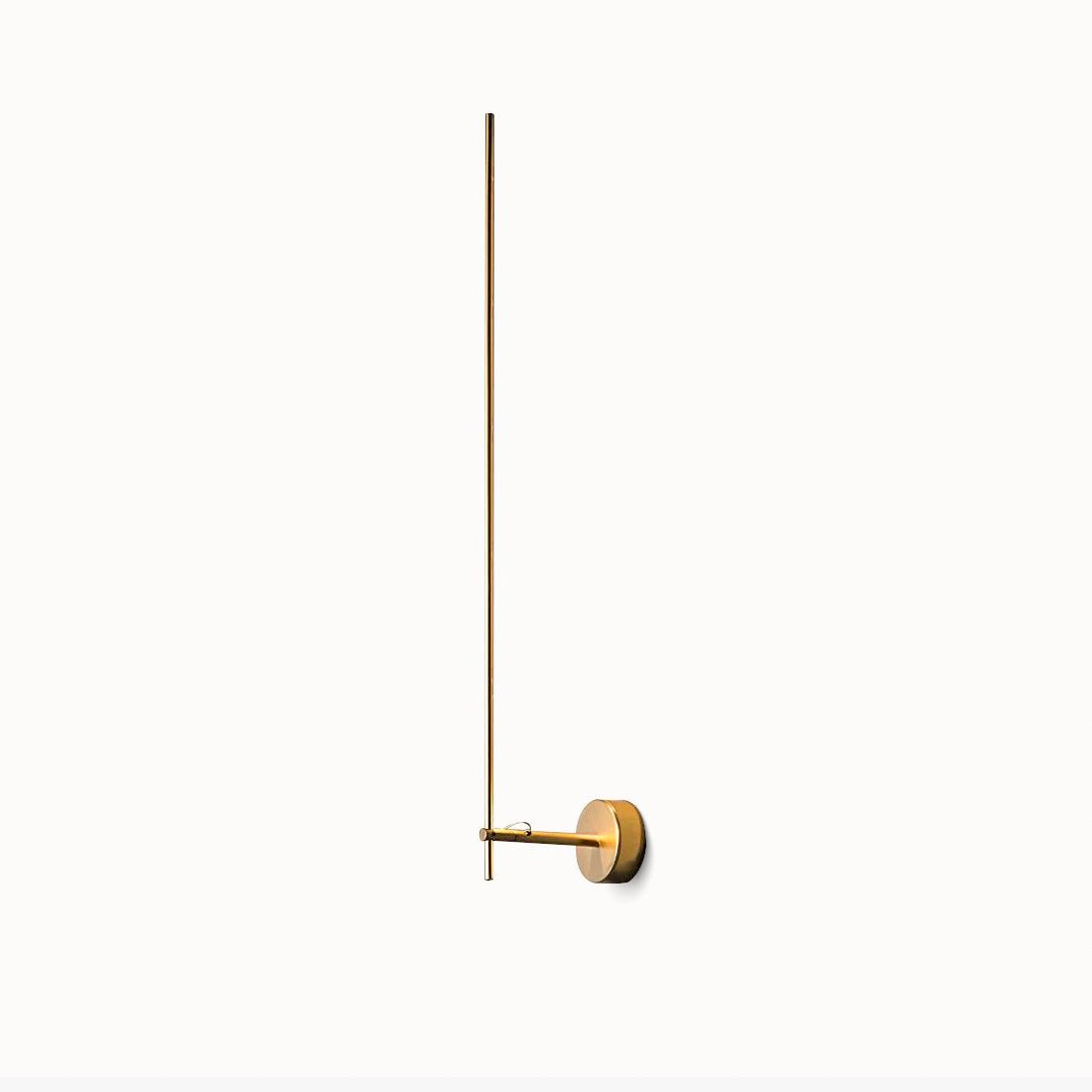Modern Minimalist Vertical LED Wall Sconce Set of 2 Luxury Gold Linear Stick Wall Light