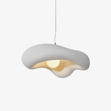 Modern Minimalist Wabi Sabi Pendant Light Organic Texture Resin Style Hanging Lamp for Dining