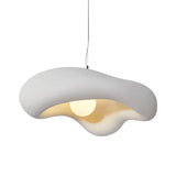 Modern Minimalist Wabi Sabi Pendant Light Organic Texture Resin Style Hanging Lamp for Dining