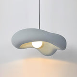 Modern Minimalist Wabi Sabi Pendant Light Organic Texture Resin Style Hanging Lamp for Dining