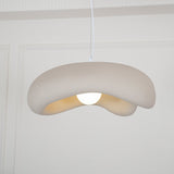 Modern Minimalist Wabi Sabi Pendant Light Organic Texture Resin Style Hanging Lamp for Dining