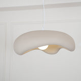 Modern Minimalist Wabi Sabi Pendant Light Organic Texture Resin Style Hanging Lamp for Dining