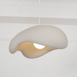 Modern Minimalist Wabi Sabi Pendant Light Organic Texture Resin Style Hanging Lamp for Dining