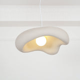 Modern Minimalist Wabi Sabi Pendant Light Organic Texture Resin Style Hanging Lamp for Dining