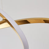 Modern Minimalist Wave Design LED Pendant Light for Dining and Living Rooms