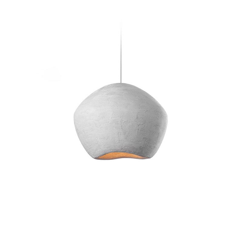 Modern Minimalist White Dome Pendant Light for Living Room and Dining Room