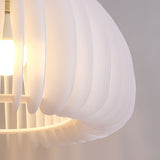 Modern Minimalist White Lantern LED Hanging Light with Adjustable Color Temperature for Bedroom