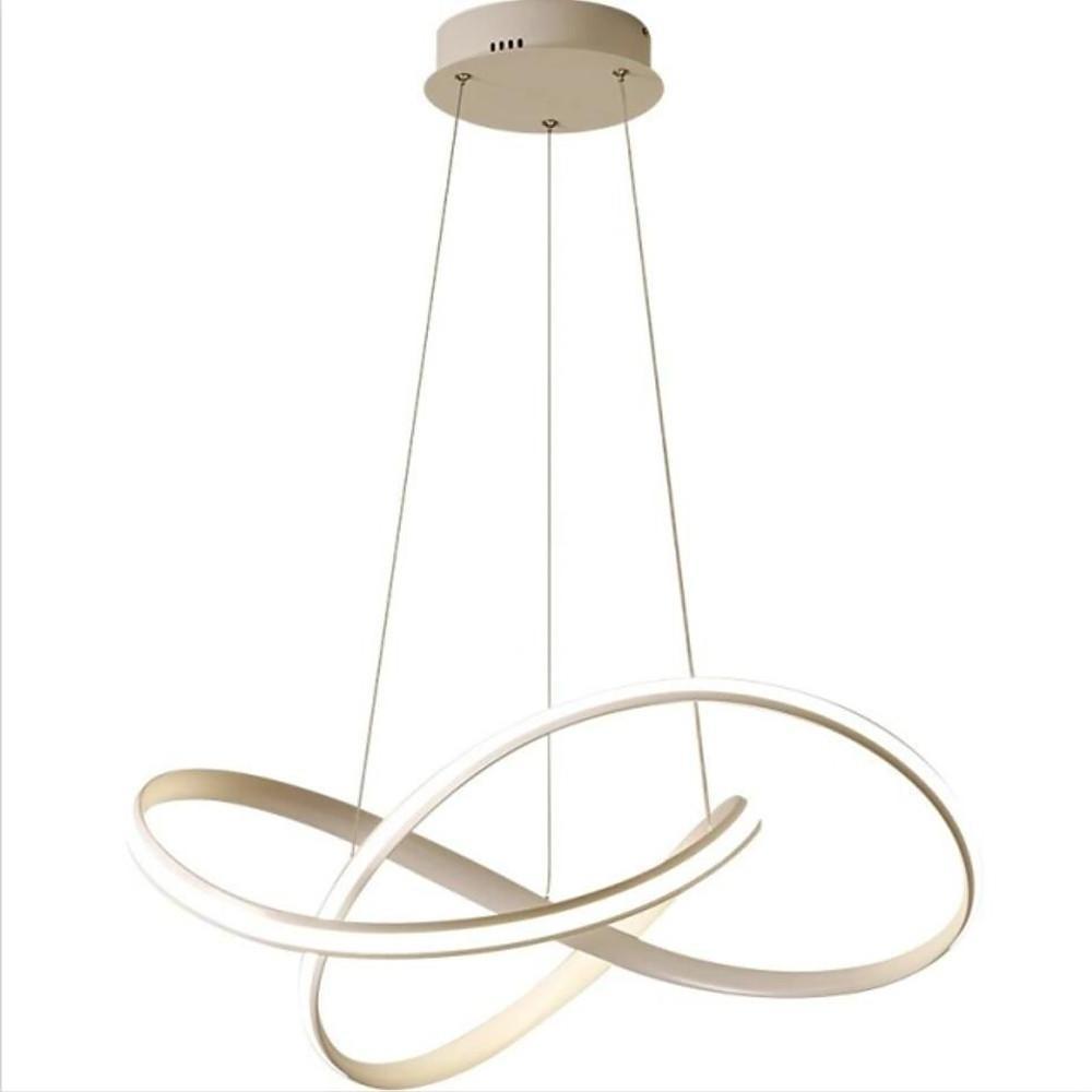 Modern Mobius Strip LED Pendant Light Geometric Ring Ceiling Chandelier for Living Room