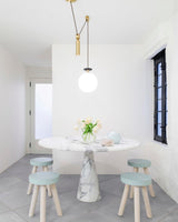 Modern Modular Geometric Chandelier Artistic Glass and Metal Pendant Light