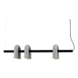 Modern Modular U Shape LED Chandelier Adjustable Geometric Multi Head Ceiling Light Fixture