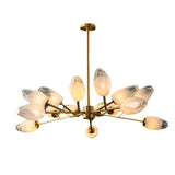 Modern Molecular LED Sputnik Chandelier Gold Glass Globe Dining Room Pendant Light