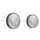 Modern Moon Design LED Outdoor Wall Light Waterproof Exterior Garden Sconce for Residential Villa