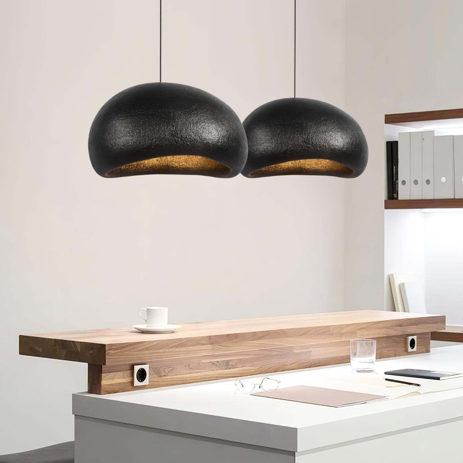 Modern Moon Inspired Artistic Pendant Light Khmara Style for Kitchen Island and Dining Room