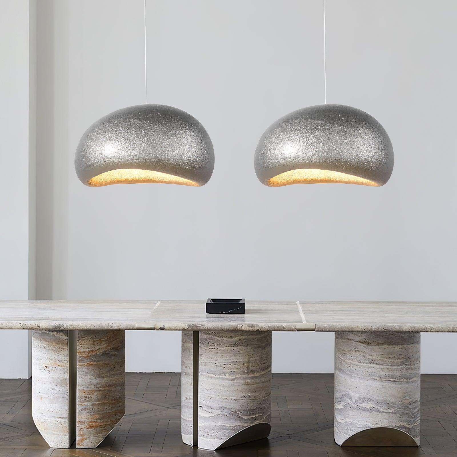 Modern Moon Inspired Artistic Pendant Light Khmara Style for Kitchen Island and Dining Room