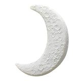 Modern Moon Shaped Outdoor Wall Sconce Waterproof Resin LED Light for Garden and Yard