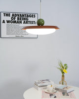 Modern Morandi Layered Pendant Lamp with Adjustable Swing Arm LED Acrylic Hanging Light