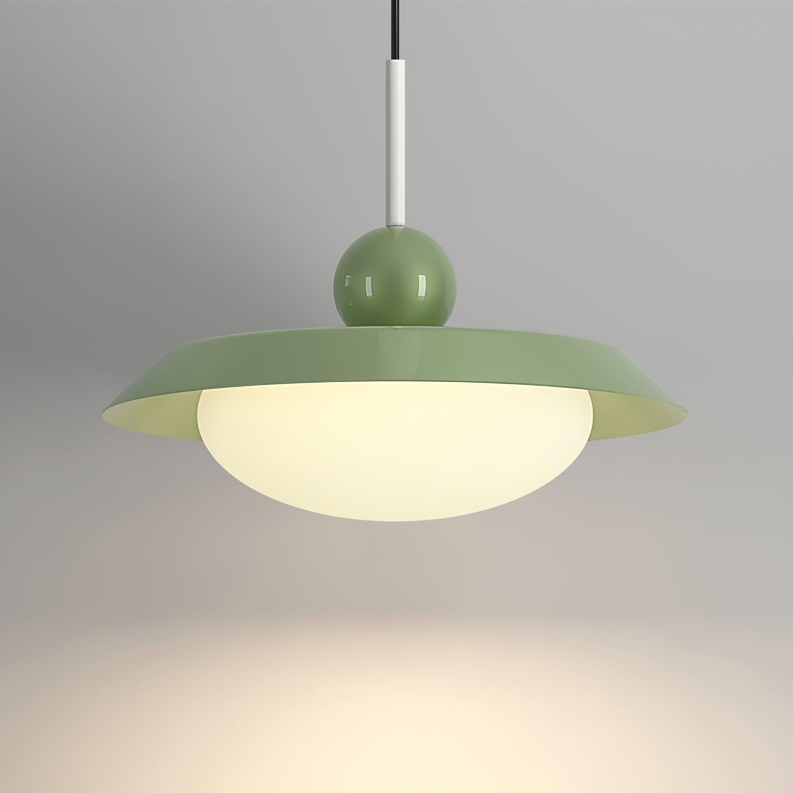 Modern Morandi Layered Pendant Lamp with Adjustable Swing Arm LED Acrylic Hanging Light