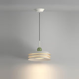 Modern Morandi Layered Pendant Lamp with Adjustable Swing Arm LED Acrylic Hanging Light