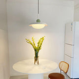 Modern Morandi Layered Pendant Lamp with Adjustable Swing Arm LED Acrylic Hanging Light
