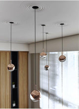 Modern Multi Head Glass Sphere LED Pendant Light for Restaurant and Home Decor