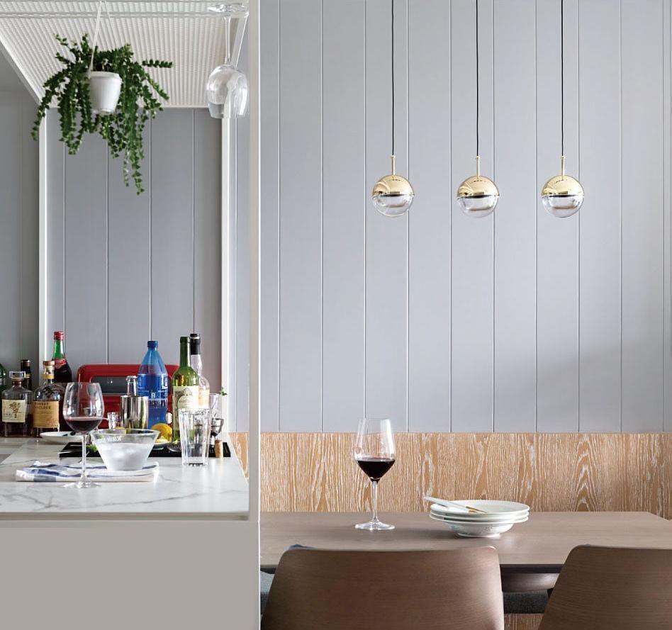 Modern Multi Head Glass Sphere LED Pendant Light for Restaurant and Home Decor