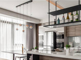 Modern Multi Head Glass Sphere LED Pendant Light for Restaurant and Home Decor