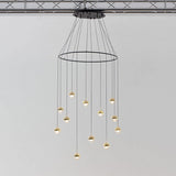 Modern Multi Head Glass Sphere LED Pendant Light for Restaurant and Home Decor