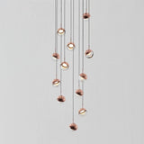 Modern Multi Head Glass Sphere LED Pendant Light for Restaurant and Home Decor