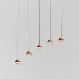 Modern Multi Head Glass Sphere LED Pendant Light for Restaurant and Home Decor